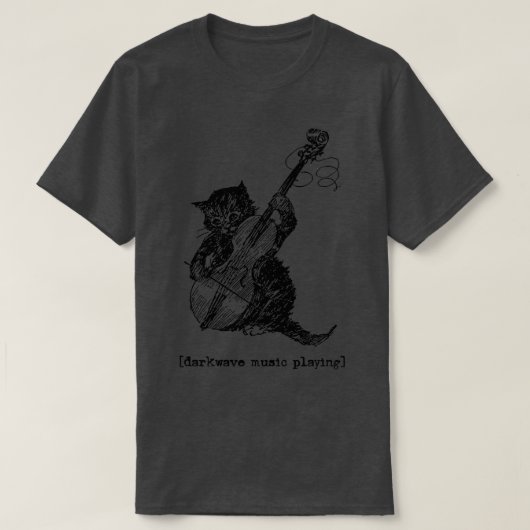 Darkwave 遊 Music Tシャツ (デザイン正面)