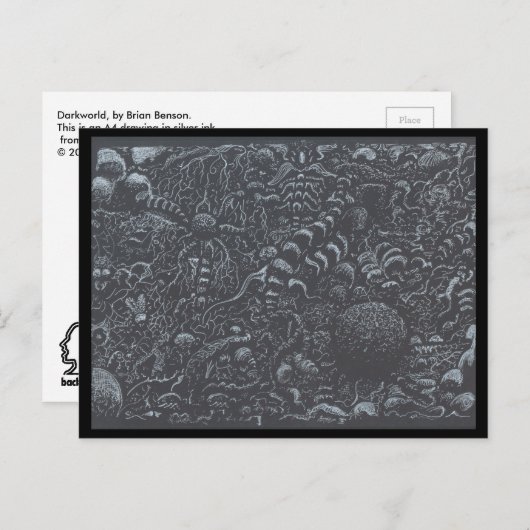 Darkworld、Brian Benson著 ポストカード (正面/裏面)