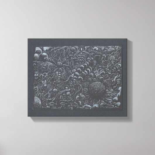 Darkworld, by Brian Benson, キャンバスプリント (正面)