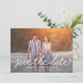 Darlingスクリプト編集可能カラー日付カードの保存 サンキューカード (スタンド正面)