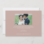 Darlingスクリプト編集可能カラー日付カードの保存 サンキューカード (裏面)