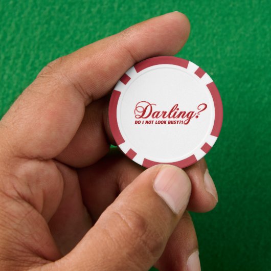 Darling私は見ていない忙しおもしろいことわざ ポーカーチップ (手)