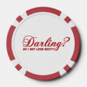 Darling私は見ていない忙しおもしろいことわざ ポーカーチップ (裏面)