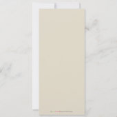 Darling ビクトリアン 4x9.25インチレモンバプテスマ招待状 招待状 (裏面)