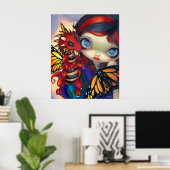 Darling Dragonling III ART PRINT dragon fairy cute ポスター (ホームオフィス)