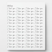 Darling I Love You Art Graph Display
