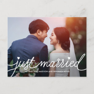 Darling Scriptの結婚発表の中止 ポストカード