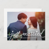 Darling Scriptの結婚発表の中止 ポストカード (正面/裏面)