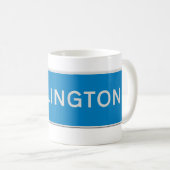 Darlington Road sign コーヒーマグカップ (正面右)