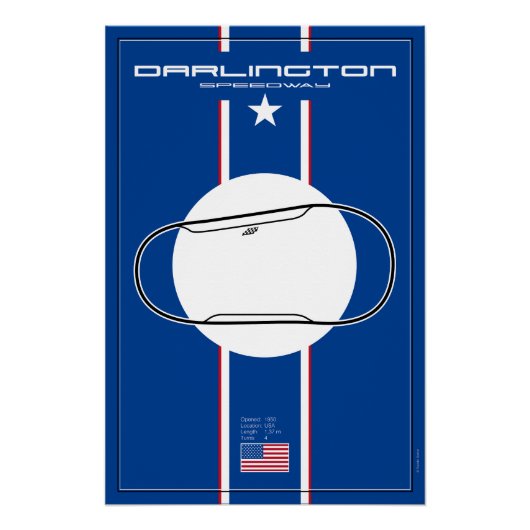 Darlington Speedway ポスター (正面)