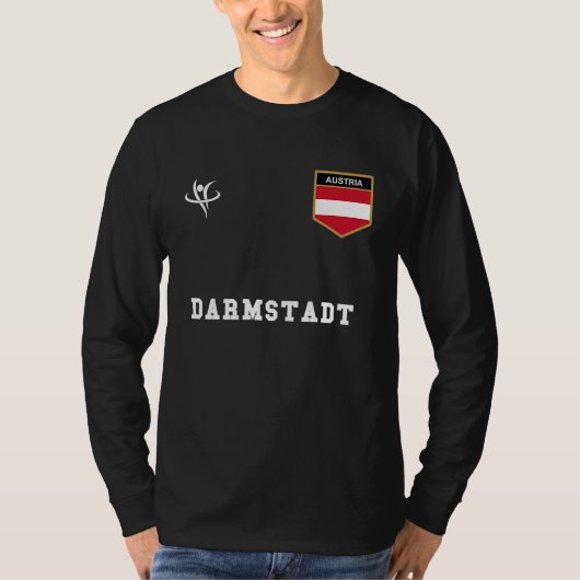 DARMSTADT Austria Vintage Sports Tシャツ (正面)