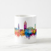 Darmstadt Germany Skyline コーヒーマグカップ (中央)