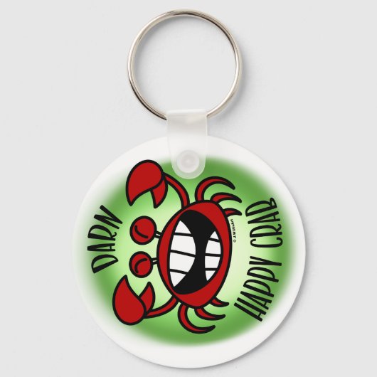 Darn Happy Crab! キーホルダー (正面)