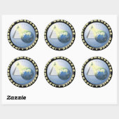 DARPA情報認識度印 ラウンドシール (シート)