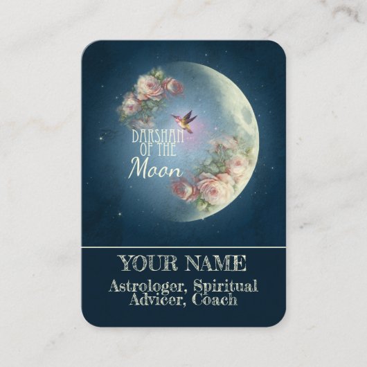 DARSHAN of the Moon – 名刺 (正面)