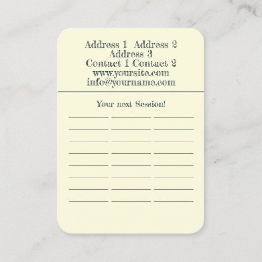 DARSHAN of the Moon – 名刺 (裏面)