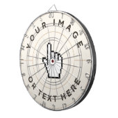 Dartボード – カスタム文字（イメージの追加） ダーツボード (正面右)