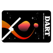 DART宇宙ミッション宇宙アート マグネット (横)
