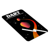 DART宇宙ミッション宇宙アート マグネット (右側)