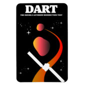 DART宇宙ミッション宇宙アート マグネット (縦)