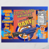 Dart Battle Birthday Chip Bag! チラシ (正面)