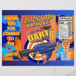 Dart Battle Birthday Chip Bag! チラシ