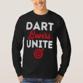 Dart Board Dart  Unite Dar for Teams Tシャツ (正面)