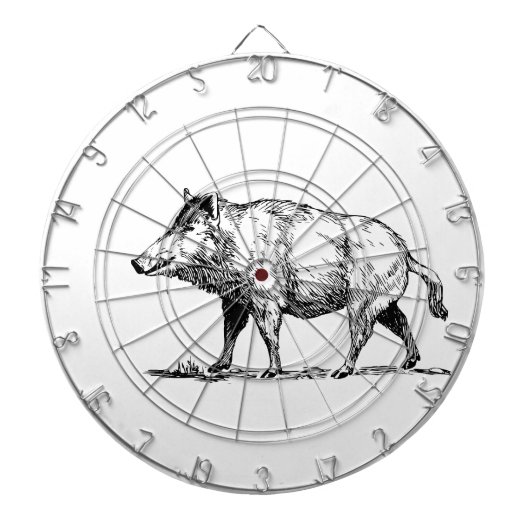 Dart board wild boar / Dartscheibe Wildschwein ダーツボード (正面)