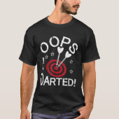 Dart - I Dart おもしろい Dart Player Tシャツ (正面)