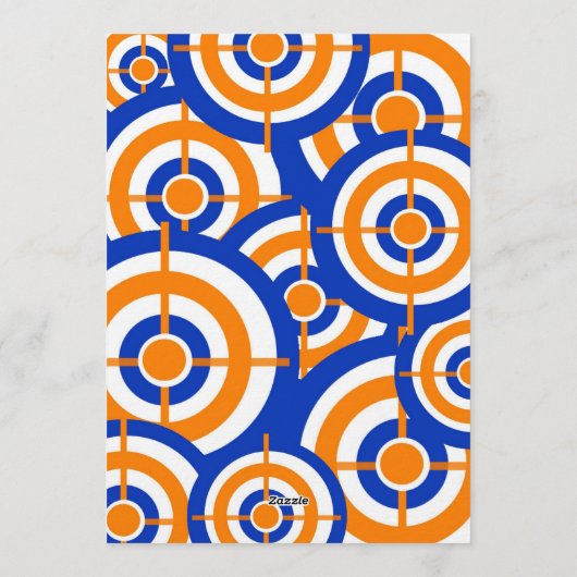 Dart Party Birthday Invitation | Dart Gun 招待状 (裏面)