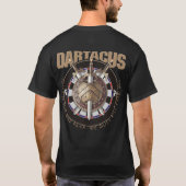 Dartacusはチームを放ちます Tシャツ (裏面)