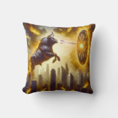 Dartboard mit Bulle - Explosion -  Dartkunst クッション (正面)