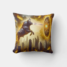 Dartboard mit Bulle - Explosion -  Dartkunst クッション