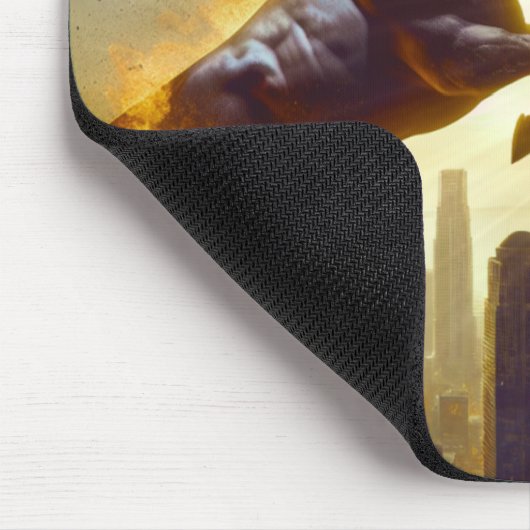 Dartboard mit Bulle - Explosion - Dartkunst マウスパッド (コーナー)