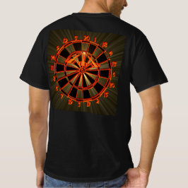 Dartboard Spezialdesign - Strahlen und Supernova Tシャツ