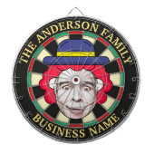 Dartboard with custom text and photo ダーツボード (正面)