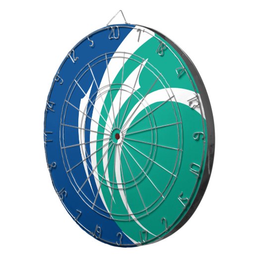 Dartboard with Flag of Ottawa, Canada ダーツボード (正面右)