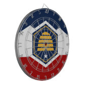 Dartboard with Flag of Utah State, USA ダーツボード (正面左)