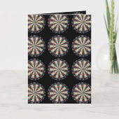 Dartboards_On_Black,_誕生日_Greeting_Card。 カード (正面)