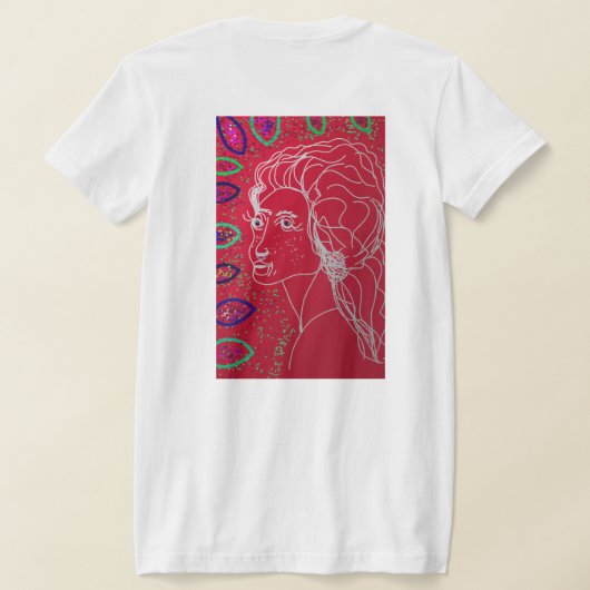 Darthy's Autumn Christmas Tシャツ (レイダウン裏面)