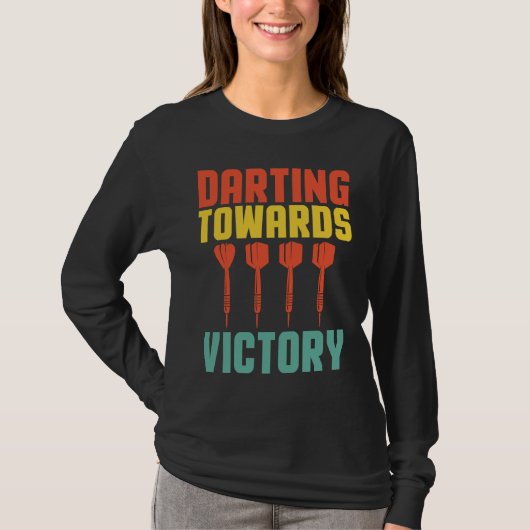 Darting Towards Victory Bullseye Dar for Teams Tシャツ (正面)