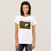 Dartmoorの3頭の子馬 Tシャツ (正面フル)
