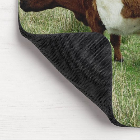 Dartmoorはギャロウェーの牛および子牛にベルトを付けました マウスパッド (コーナー)