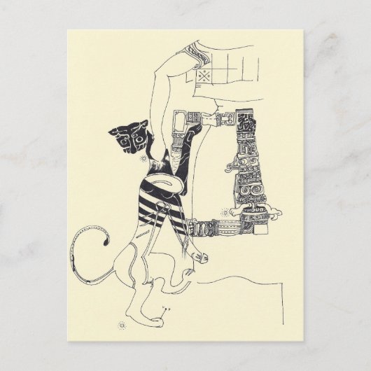 d'Arts 4の超現実主義者のスケッチの郵便はがきを分解します ポストカード (正面)