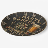 Darts and Beer ペーパープレート (アングル)