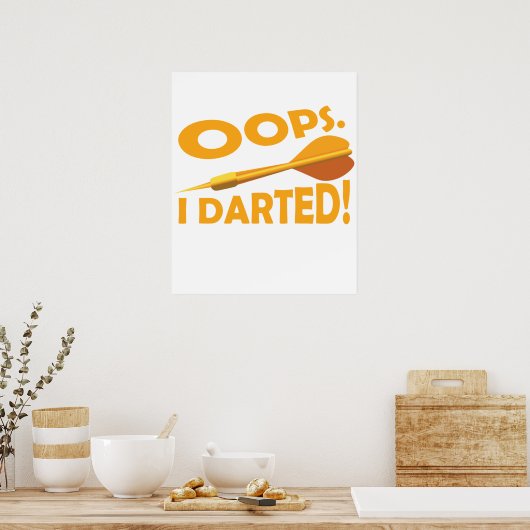 Darts Dart ポスター (キッチン)