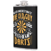 Darts Flask 8オズのおじいさんを過小評価しない フラスク (左)