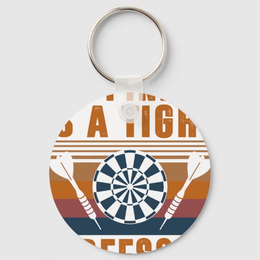 Darts Funny Happiness is a tight Threesome Club Gi キーホルダー (正面)