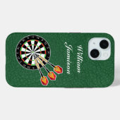 Darts sport with Dartboard and Darts personalize Case-Mate iPhoneケース (裏面 (横))