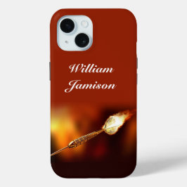 Darts Sports Emphasis Flaming dart personalize iPhone 15ケース